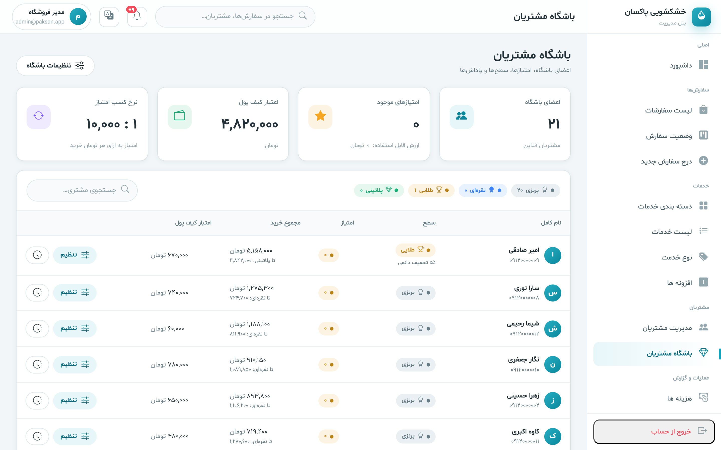 باشگاه مشتریان